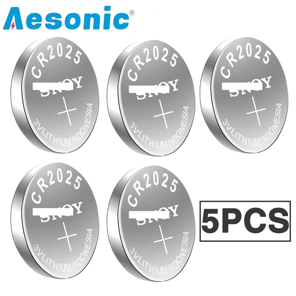 Литиевая батарея для часов Sony CR2025 CR 2025 DL2025 ECR2025 5 шт.