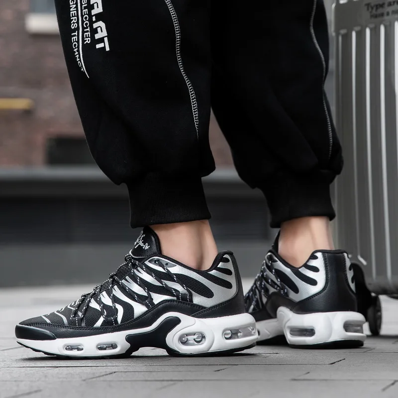 Men Air Cushion Sneakers Platform Sneaker Casual Breathable Dad Chunky Footwear Male Walking Designer Shoes Running Sports Shoes