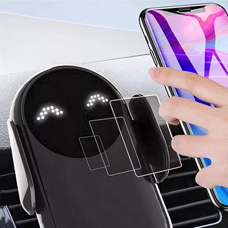 

30W Car Wireless Charger Car Phone Holder for iPhone 13 12Pro Max 11 11Pro X XR XSMAX 8 7 Plus Intelligent Infrared Phone Holder