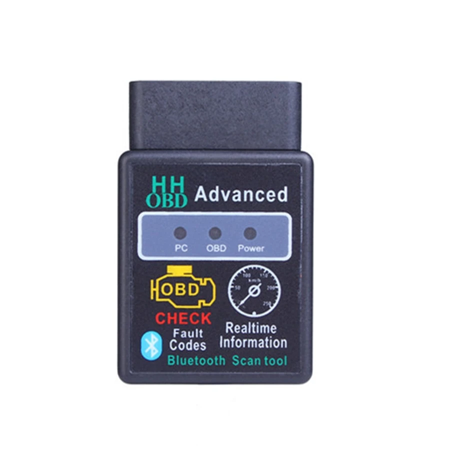 Новый автомобильный HHOBD ELM327 OBD2 Bluetooth V2.1 дешевле чем V1.5 Поддержка OBDII Автомобильный