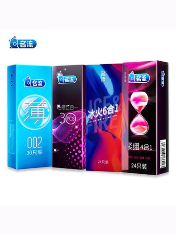 24/30 Шт. Ультратонких Долговечных Презервативов Из Натурального Латекса, Многофункциональные, Не Оставляющие Следов