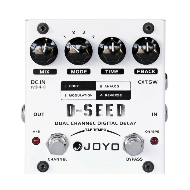 

JOYO D-SEED двухканальная цифровая фотовспышка для электрогитары и аксессуары с четырьмя режимами