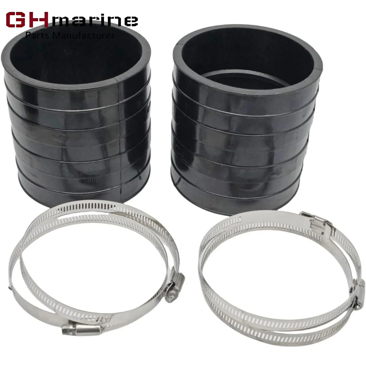 Фото Комплект гофрированных шлангов коллектора для лодок Volvo Penta Sterndrive V6 V8 4.3 5.0 5.7 7.4 8.1L 262 CID 1986-UP OMC 3852696 3863450 №3