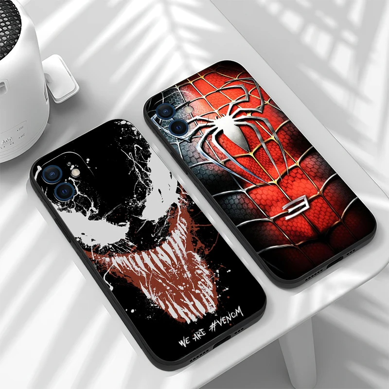 

USA Marvel Comics Funda Phone Case For iPhone 11 13 12 Pro Max 12 13 Mini X XR XS MAX SE 2020 7 8 6s Plus Celular Back Cover