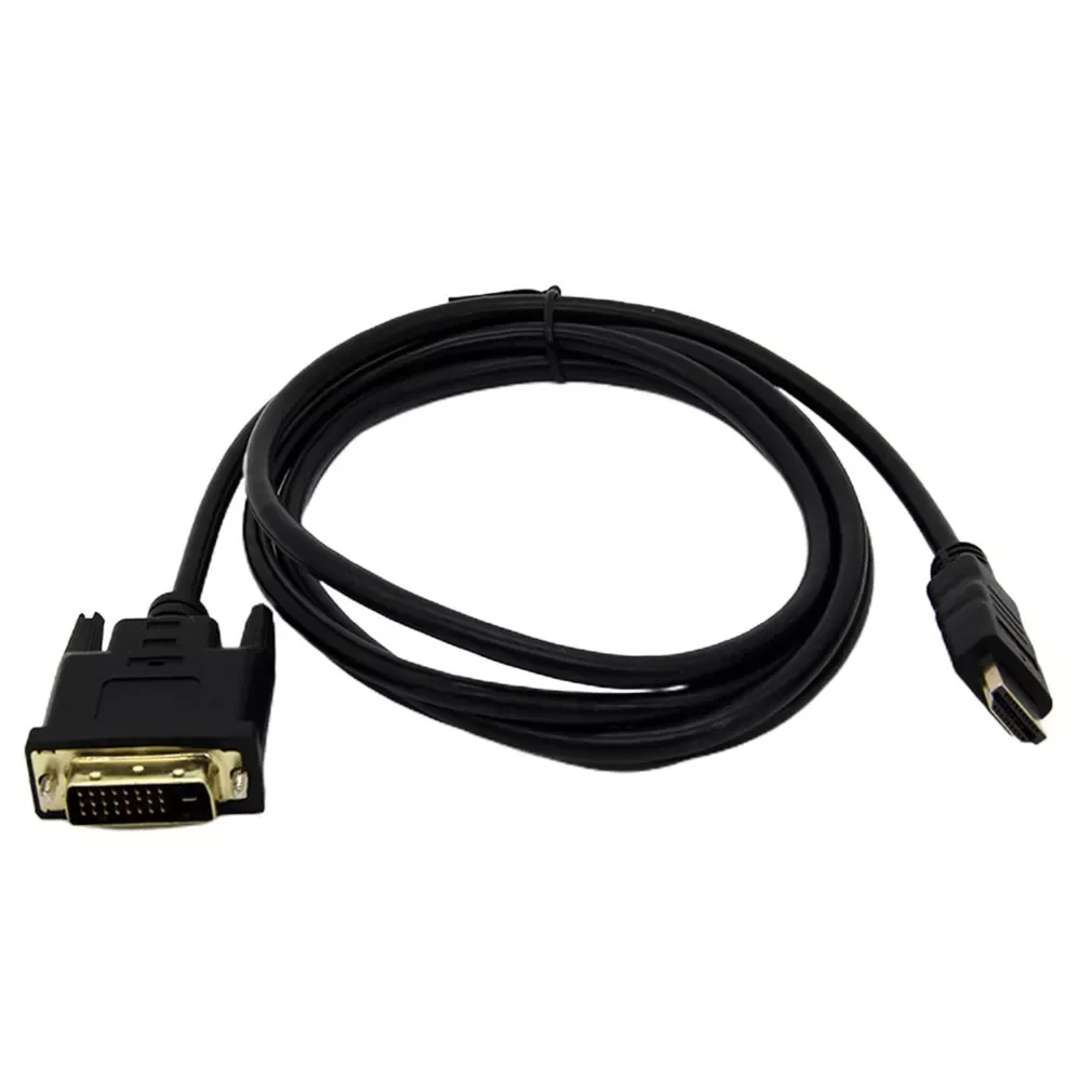 

HDMI-compatible to DVI Cable Male 24+1 DVI-D Male Adapter Gold Plated 1080P For HDTV DVD Projector PlayStation 4 PS4/3 TV BOX