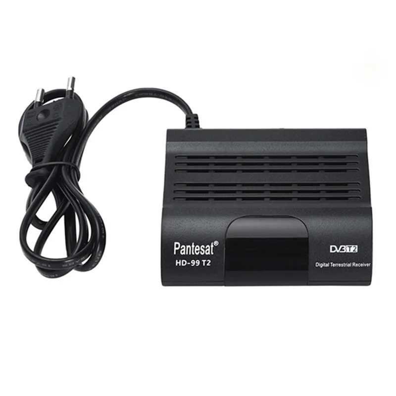 HD 1080P Pantesat HD99 FTA HEVC 265 DVB T2 цифровой ТВ-тюнер H.265 ТВ-приемник Full DVBT2 телеприставка Wi-Fi