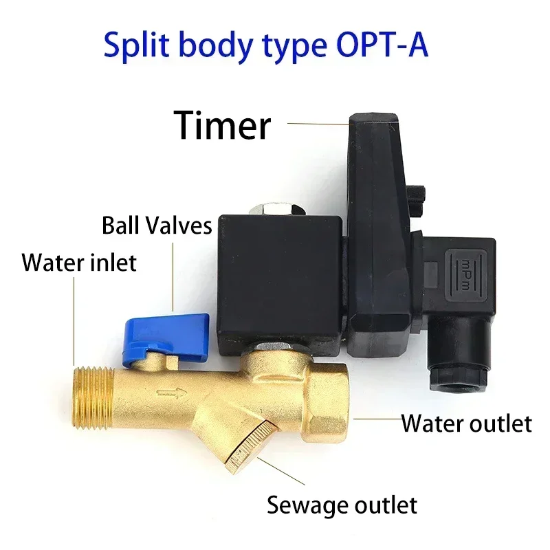 1/2 электронный сливной клапан воздушный компрессор фильтр резервуар для