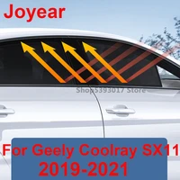 for geely coolray sx11 2019 2021 car magnetic side window sunshades shield mesh shade blind car window curtian accessories