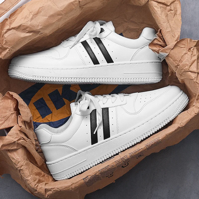 Мужские удобные кроссовки Вулканизированная подошва на шнуровке повседневная