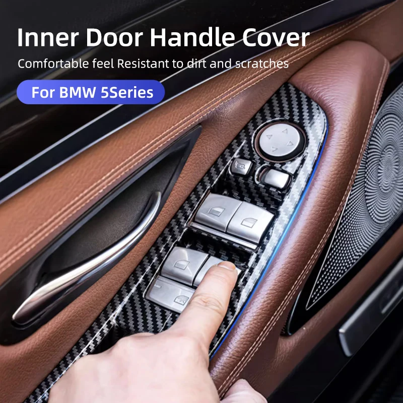 Фото Автомобильная фоторамка для BMW Серия 5 F10 F18 F11 2011-2017 левый руль ABS Автомобильный Дверной подлокотник защитные аксессуары №3