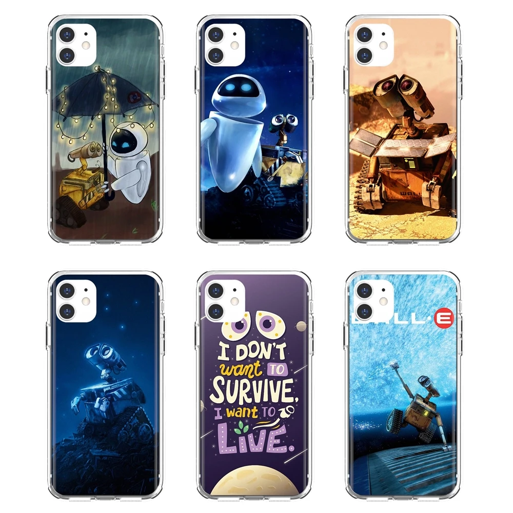 Для Huawei P50 P30 P40 P20 P8 P9 P10 Lite Pro 2016 2017 P Smart Plus 2019 мягкие чехлы Обложка Wall-E-Robot-Wall-E-Movie |