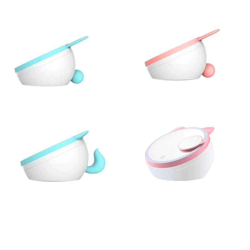 

Cute Pet Dressing Mirror With Lamp Lovely Storage Multi - Function Dressing Mirror Led Recharging Lamp Mirror