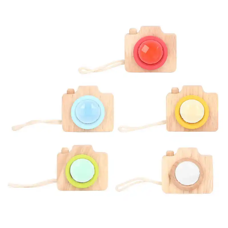 

Magic Kaleidoscope Wooden Educational Toy Bee Eye Effect Unique Camera Style Cute Portable Interesting Children Toy