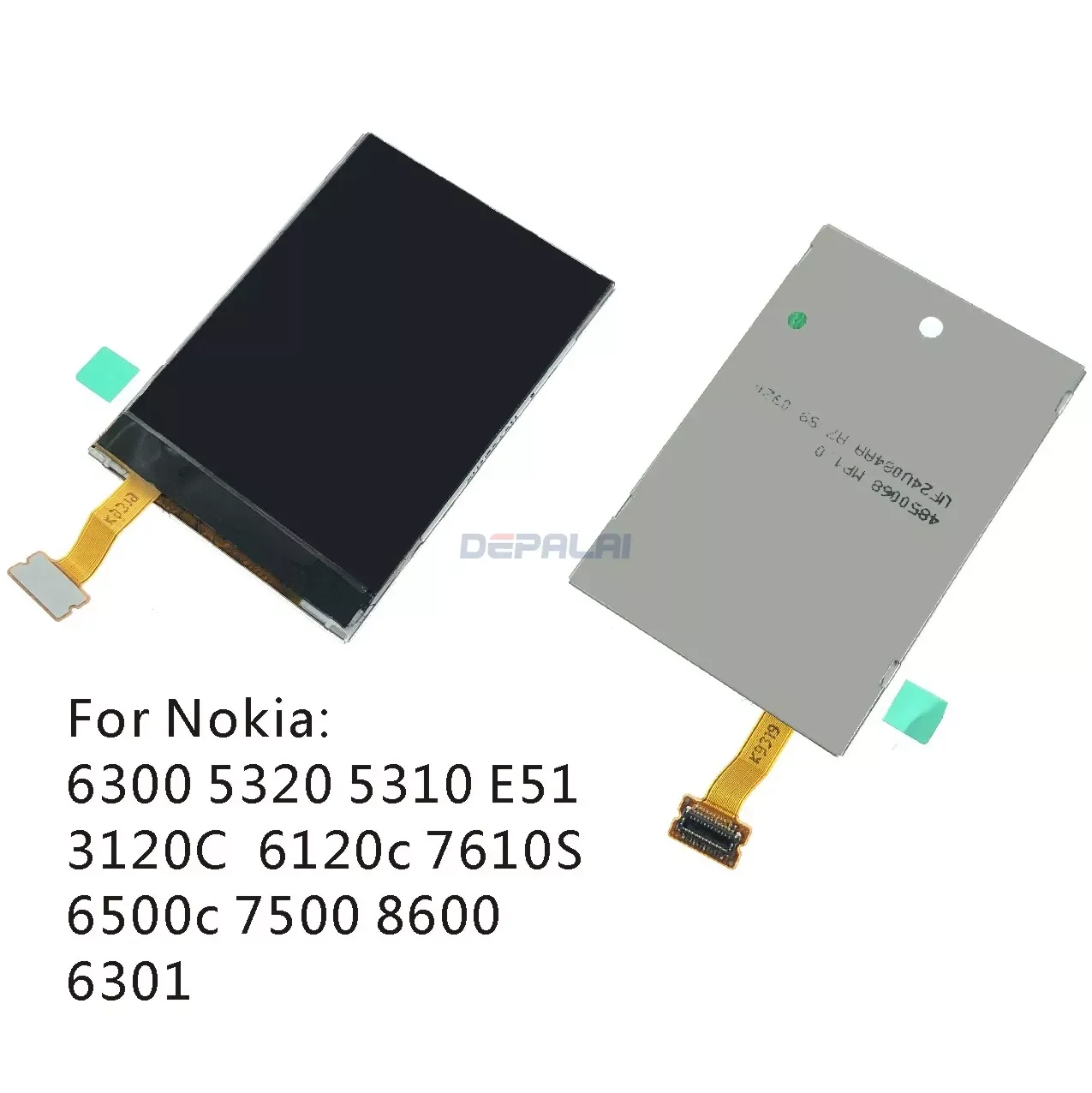 

LCD display For Nokia 6300 5310 6120C 5320 E51 N82 N78 N79 E66 E52 N81 N76 6220 5700 5610 6500S E65 6303 Replacement repair