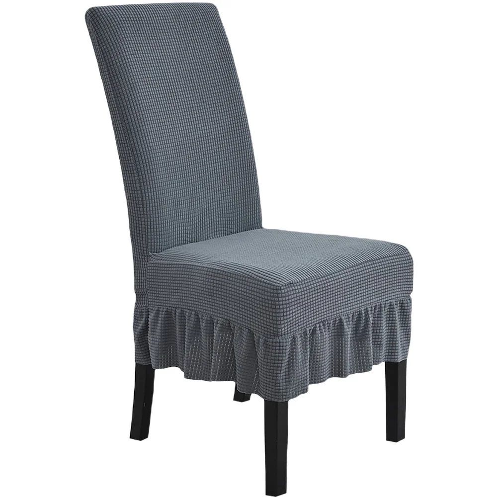 

Chair Covers Cover Dining Slipcovers Protector Room Stretch Kitchen Slipcover Chairs Elastic Furniture Washable Seat Skirt Sofa