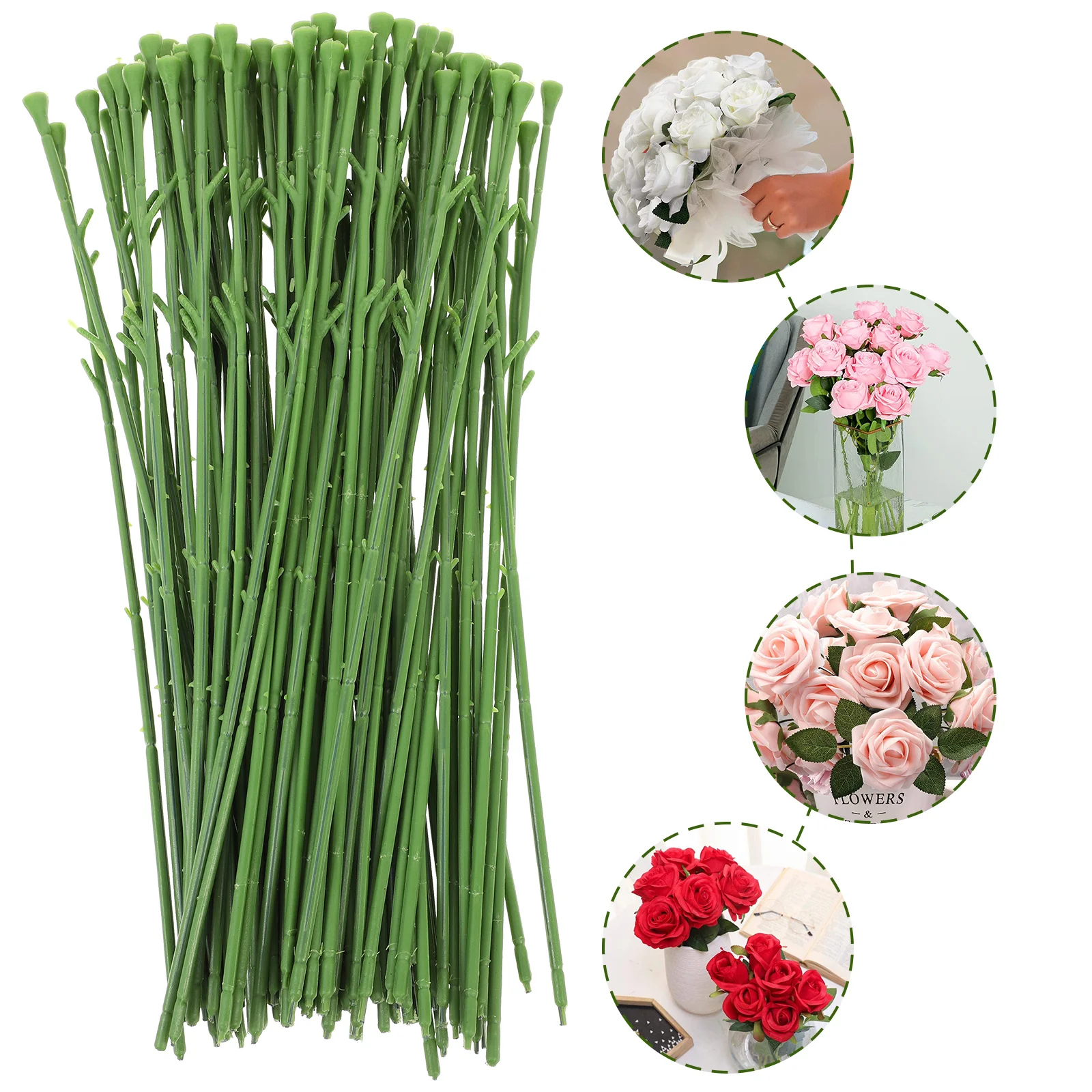 

100 шт., искусственные цветы для рукоделия