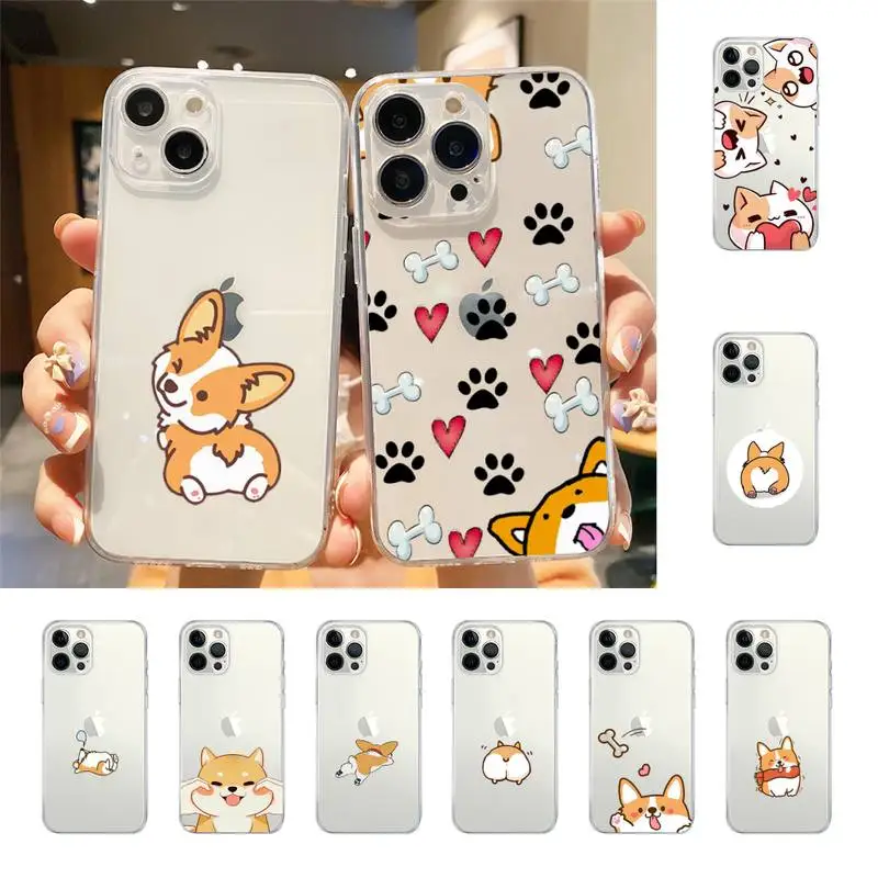 

The Dog Corgi Phone Case For Iphone 7 8 Plus X Xr Xs 11 12 13 Se2020 Mini Mobile Iphones 14 Pro Max Case
