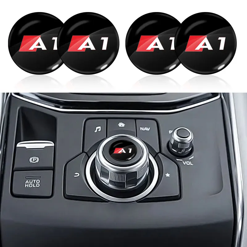 

Car Logo Accessories Keychain Badge Styling Logo Decorative Sticker For Audi A3 8L 8V 8P A4 B5 B6 B7 B8 A5 A6 C5 C6 C7 A7 A8 D2