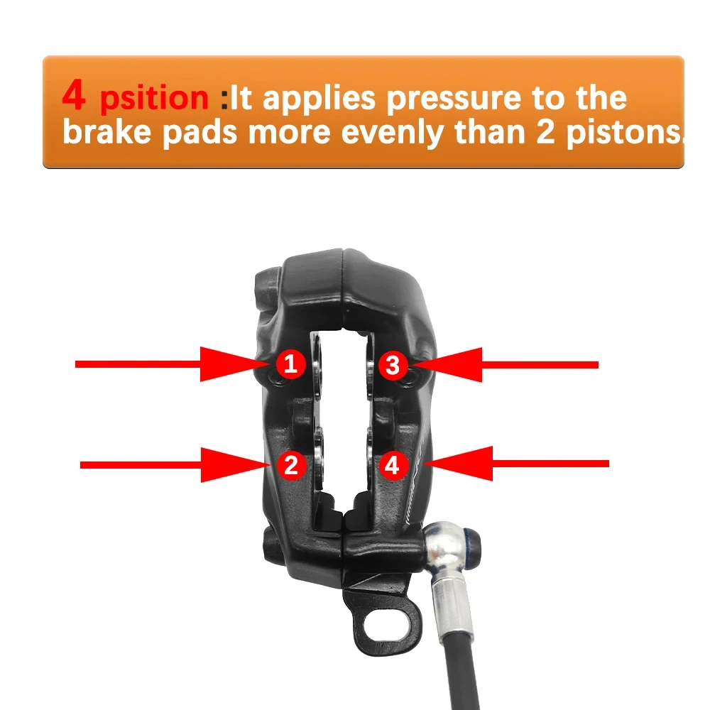 NUTT Y5-D Электрический скутер дисковый тормоз гидравлическая колодка 140 160 дюйма для