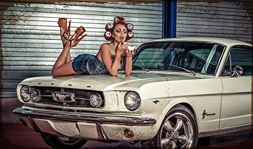 

Baby You Can Drive My Car Retro Street Sign Household Metal Tin Sign Bar Cafe Car Motorcycle Garage Decoration Supplies