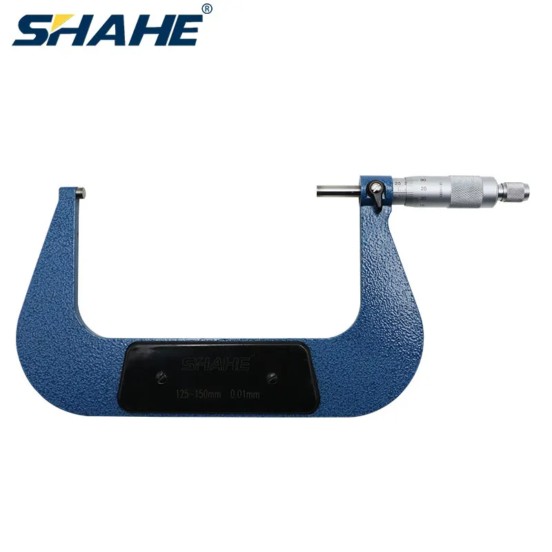 

Микрометр Shahe 0,01 мм/125-150 мм, микрометр с наружной резьбой, измерительное устройство, механические приборы, микрометр, прецизионные инструменты