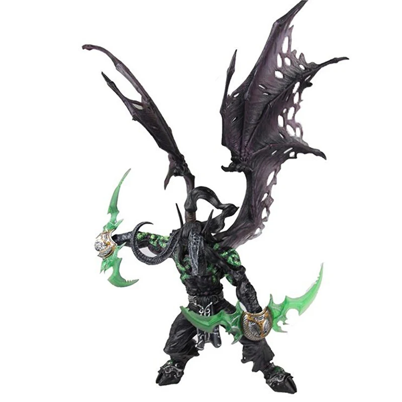 

Of The Lich King Arthas Menethil Action Figure Demon Hunter Illidan Devil DC05 Figma WOW Game Fall Collectible Model PVC Toy