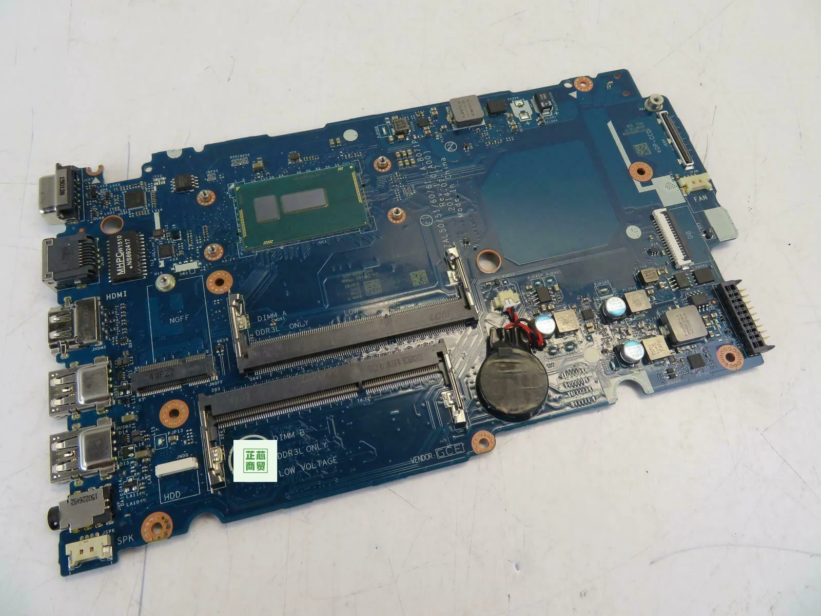 

Материнская плата 1WX80 для Dell Latitude 3550 i3-5005U 2,00 GHz 01WX80