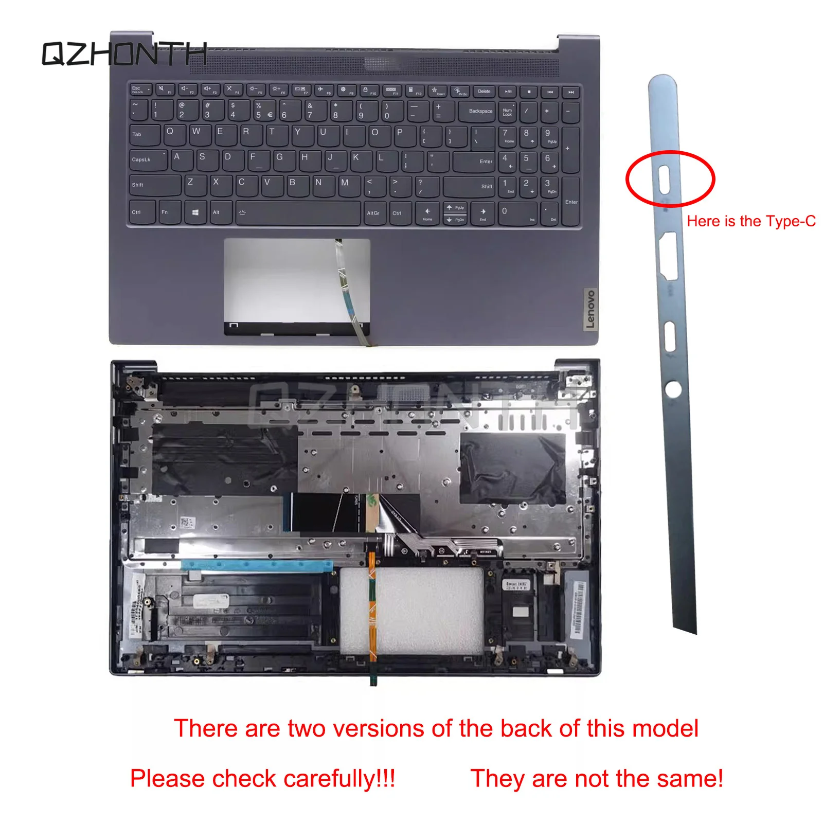 Новинка подставка для рук Lenovo ideapad Yoga Slim 7-15IIL05 верхний корпус с английской