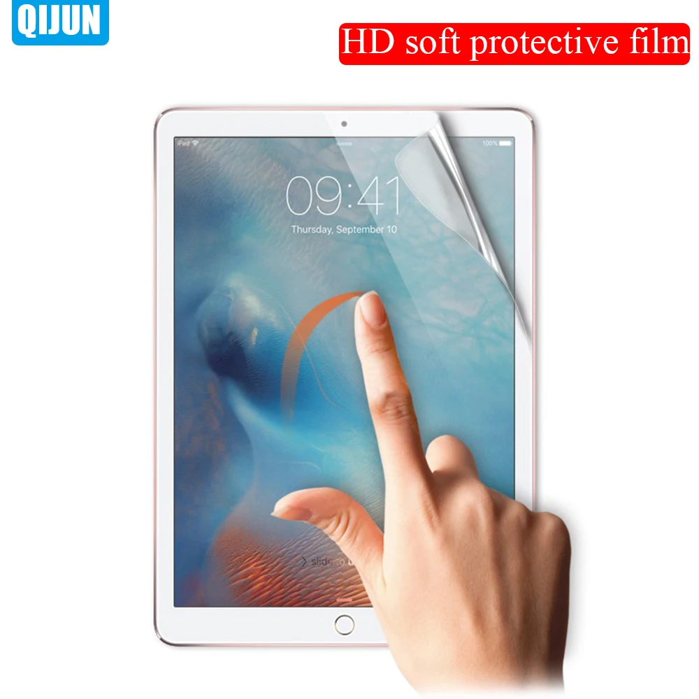 

Ultra Clear protective film for Apple iPad Air 1 2 9.7" soft PET Scratch Proof Screen Protector A1474 A1475 A1476 A1566 A1567