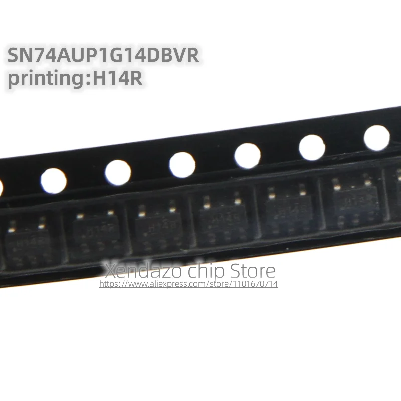 10pcs/lot SN74AUP1G14DBVR 74AUP1G14DBVR Silk screen printing H14R SOT23-5 package Original genuine Inverter chip