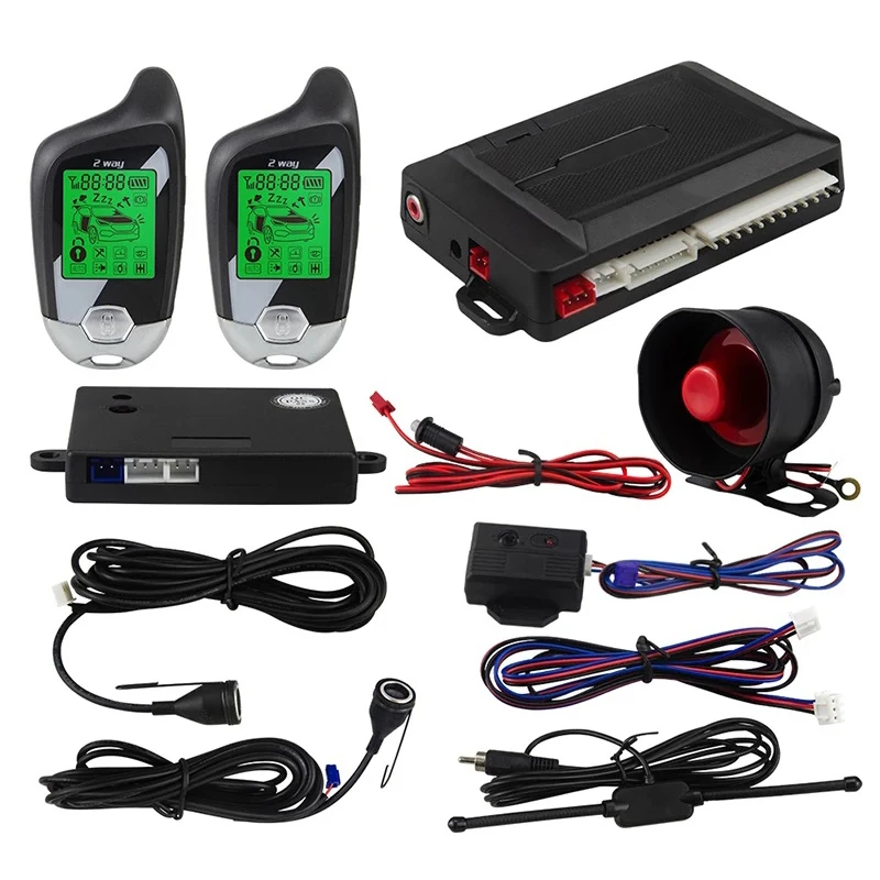 

two way car remote starter car system rfid car start stop button push engine remote start PKE Keyless Entry