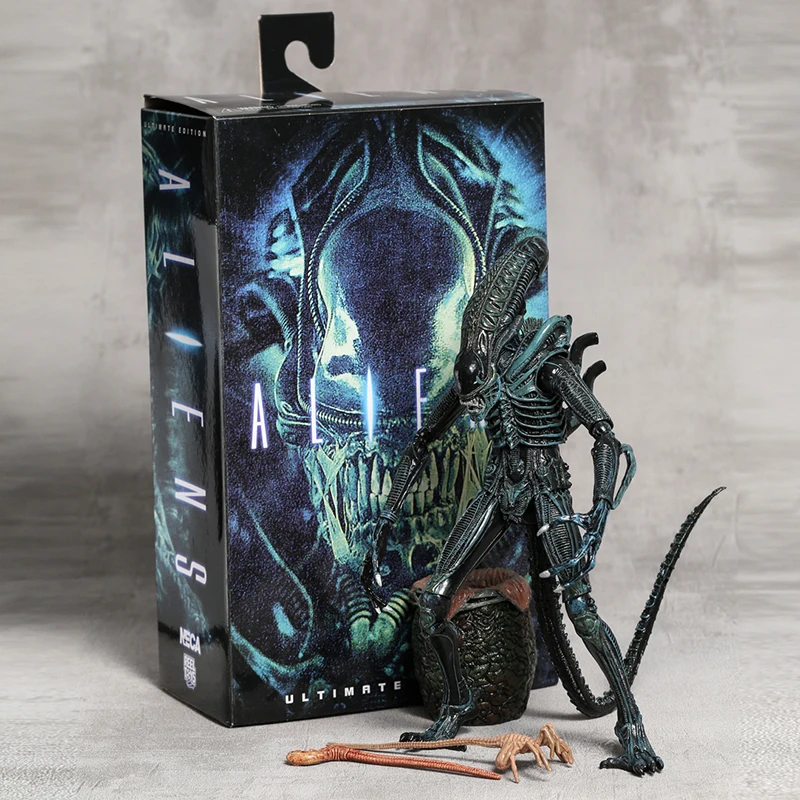 

NECA, коричнево-голубая фотография и яйцо, лицо обнимающего человека, Ultimated 7 дюймов, коллекционная фигурка