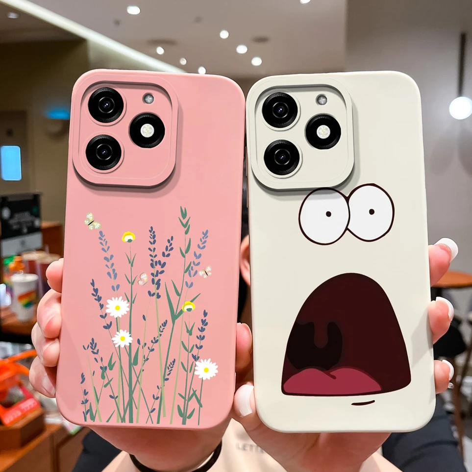 Чехол для Tecno Spark 20 KJ5 20C BG7n мягкий силиконовый чехол с милым динозавром