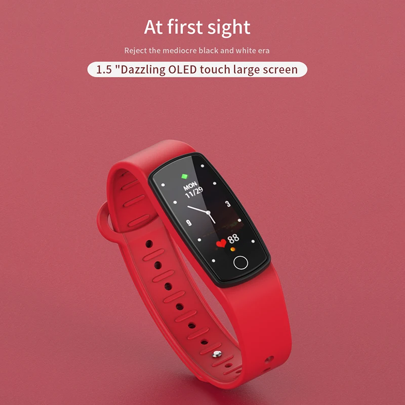 Смарт-браслет с фитнес-трекером пульсометром и счетчиком калорий | Электроника