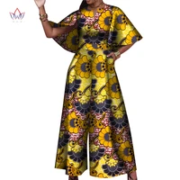 african fashion casual women long romper jumpsuit bodysuit overall wide legs one piece playsuit streetwear bodycon romper wy8186