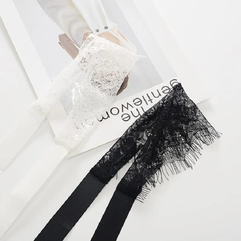 Sexy Lace Eye Mask White Black Charming Hollowed Out Perspective Mask Party Role Play Props Lingerie Accessory For Women Ladies