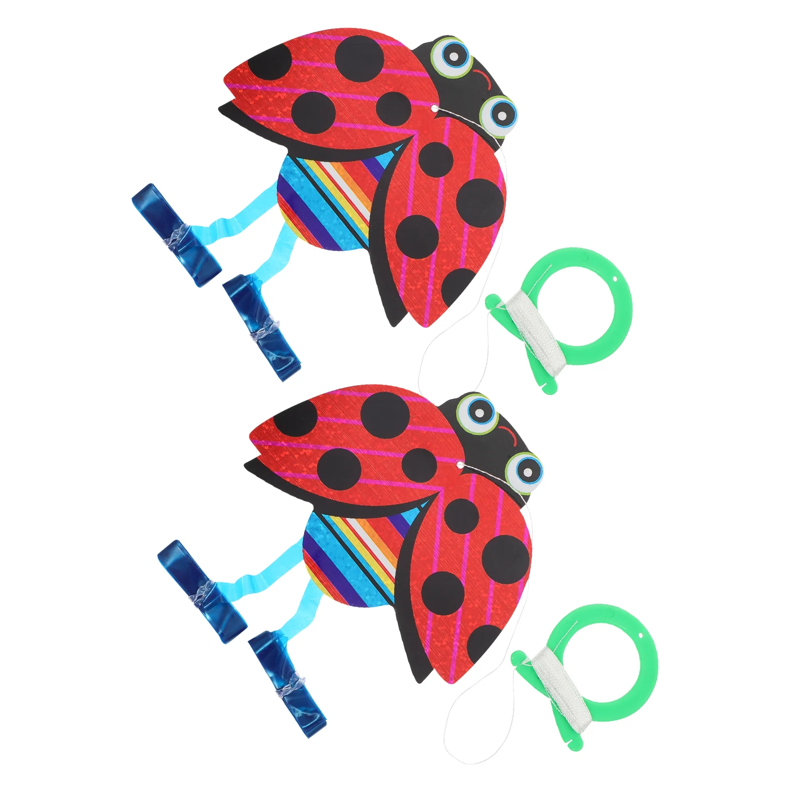 

2pcs Cartoon Design Kites Small Kites Easy to Fly Kites Outdoor Children Playthings