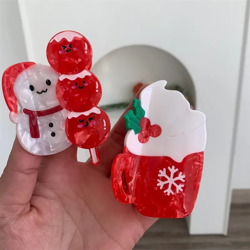 Ацетатные заколки для волос в форме акулы