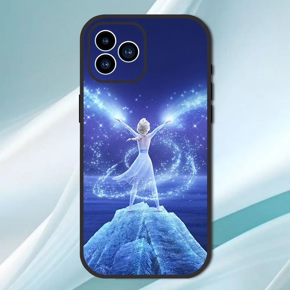Чехол для телефона MINISO Disney F-Frozen II iPhone 13 12 11 14 15 Pro XS Max XR X 8 7 6S 6 Plus мягкий