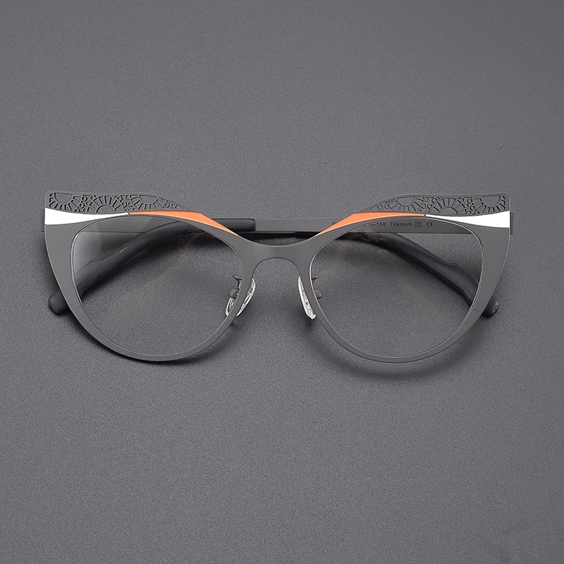 Цветная Ультралегкая титановая нишевая оправа для очков мужчин и женщин Модный