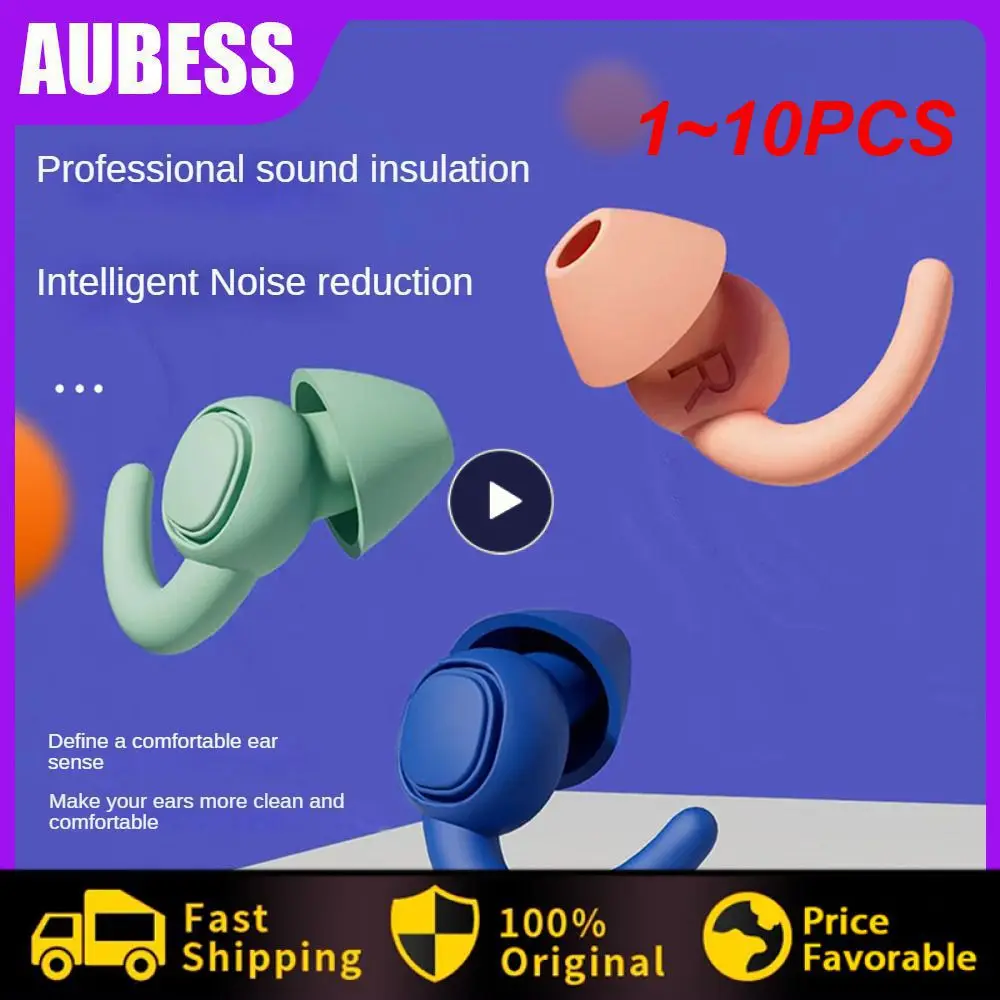 

1~10PCS Sleeping Ear Plugs Tapones Oido Ruido Noise Reduction Waterproof Oordopjes Bouchon Oreille Tapones Para Dormir Earplugs