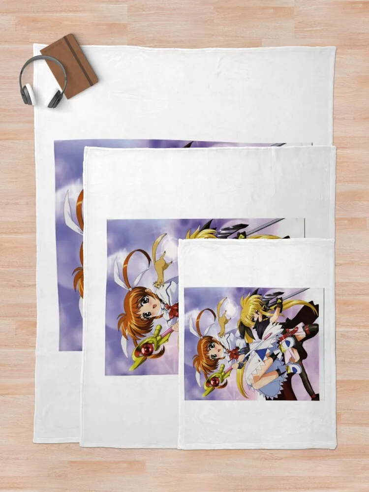 Takamachi Nanoha and Fate Testarossa Harlaown (Mahou Shoujo Lyrical StrikerS) одеяло для детей пушистые одеяла