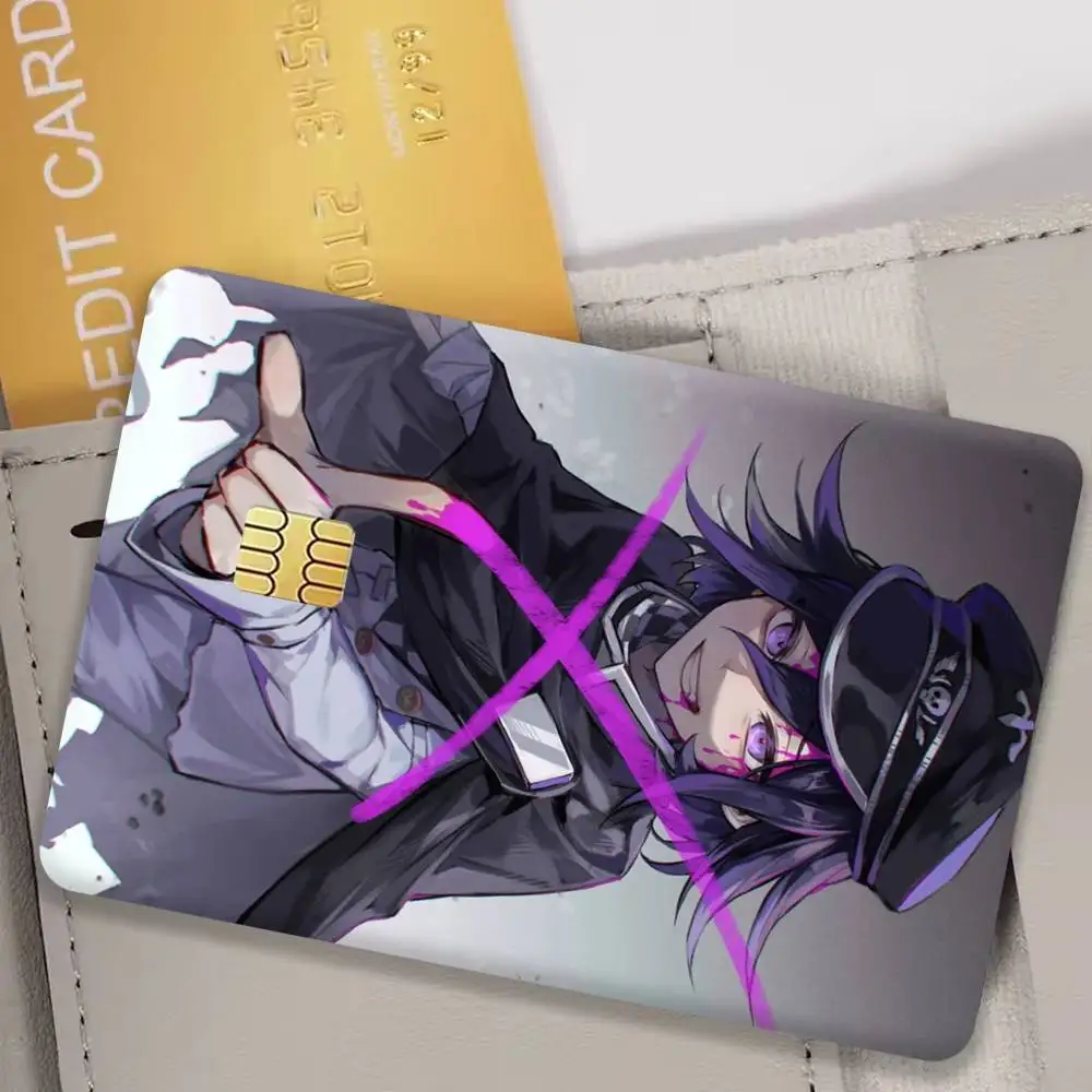 Набор из 4 голографических наклеек Danganronpa V3 Kokichi Ouma для кредитных и дебетовых карт (art.: 3920dbc030558) - 3920dbc030558