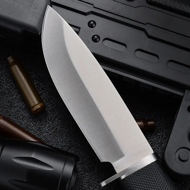 1 шт. прямой нож высокой твердости портативный карманный для кемпингового ножа EDC