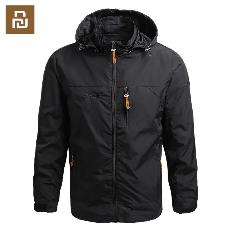 S Hooded Coats Male Outdoor Outwears Windbreaker Windproof S
