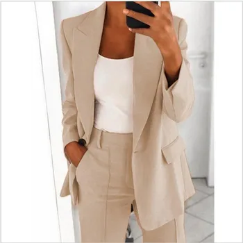 Women's Blazer Top Elegant Sporty Summer Fitted Jacket Suit Jacket Business Oversize Tracksuit Office Lady Blouse Coat Tops 1