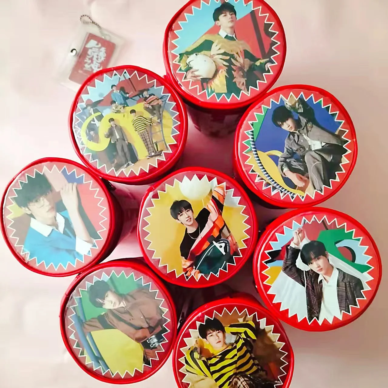 

Times Youth League Year of the Dancing Elephant album Bucket Popcorn Bucket Shoulder Bag Messenger Birthday Gift Song Yaxuan