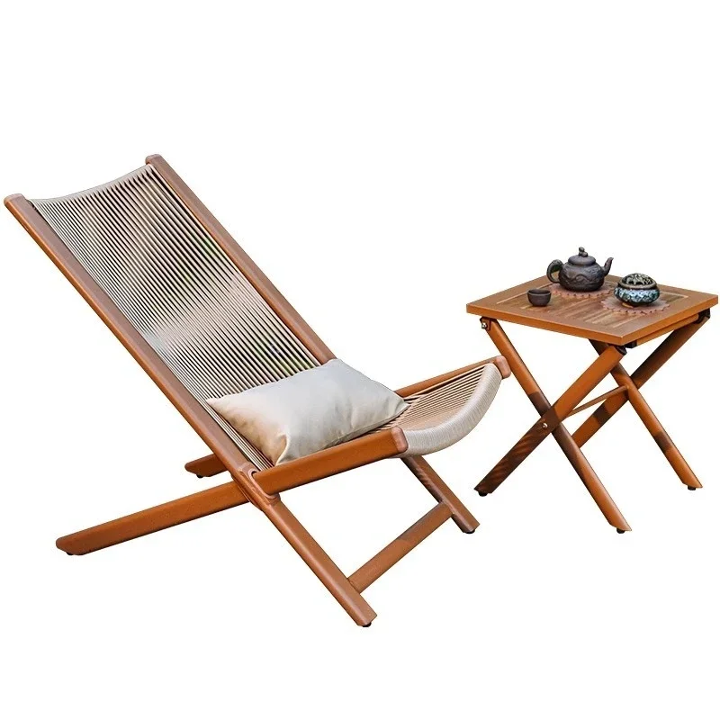 Уличный стул из ротанга набор трех предметов повседневный небольшой журнальный