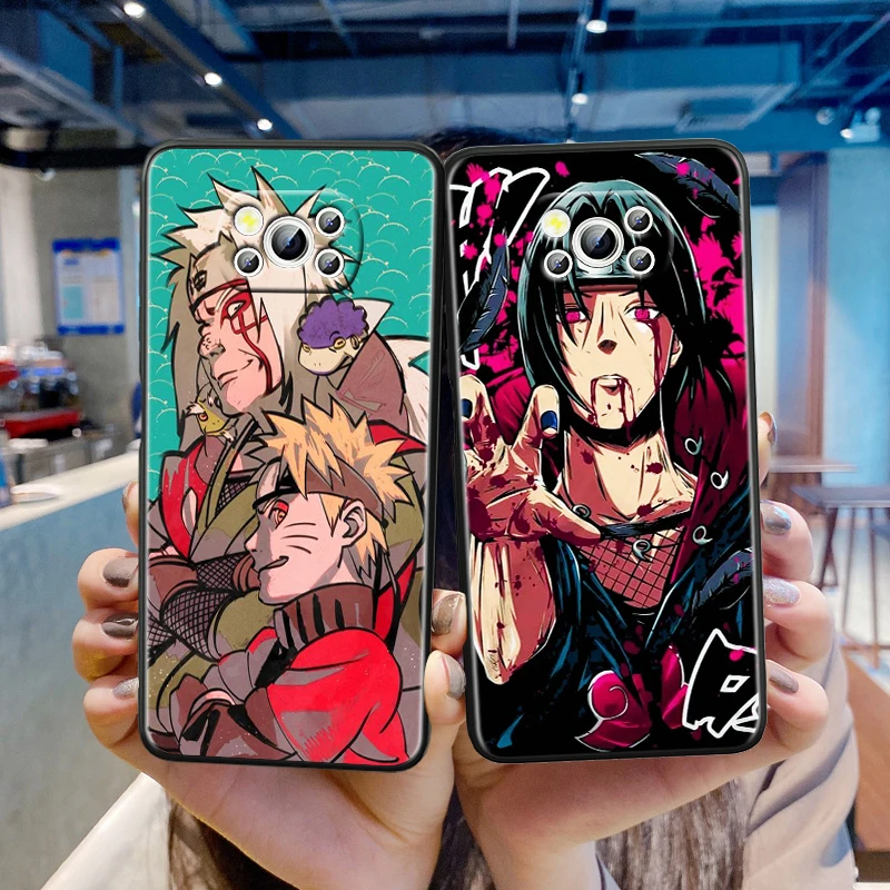 naruto japan anime cool for xiaomi poco m4 x4 x3 f3 gt nfc m3 c3 m2 f2 f1 x2 pro silicone soft black phone case cover capa coque free global shipping