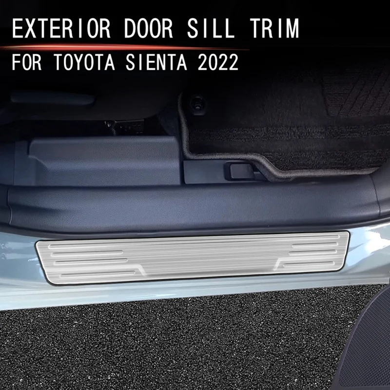 Накладка на пороги для Toyota Sienta 10 Series 2022-2023